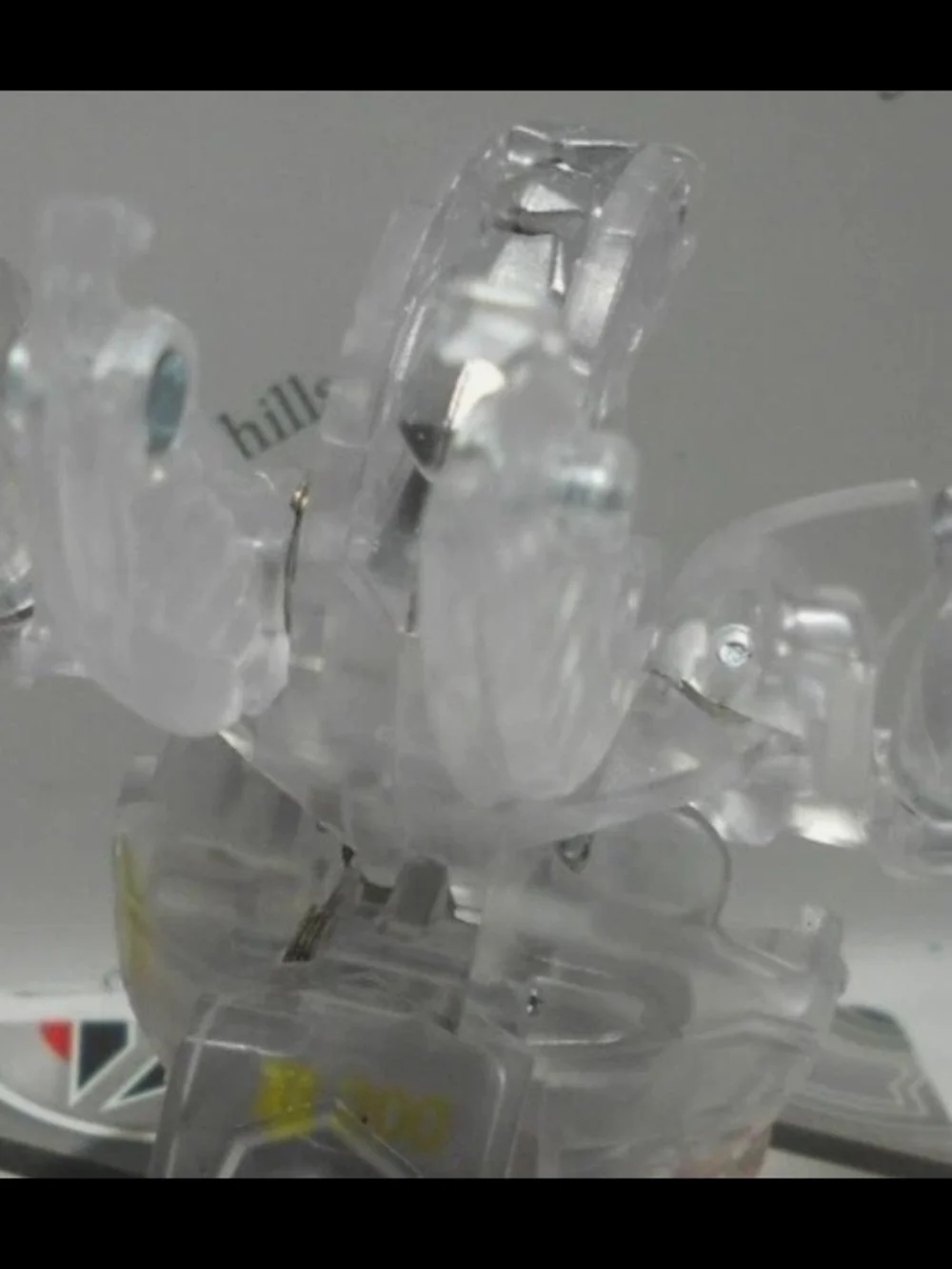Bakugan Genesis Wrath Clear Evolutions B500 Multi-Color Lighting
